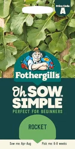 Mr Fothergill's Oh Sow Simple Rocket Green Vegetable Seeds
