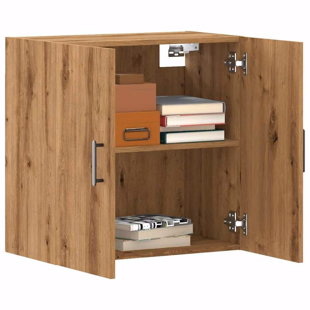 Berkfield Home Artisan Oak Wall Cabinet in Brown, W/D/H: 60 x 31 x 60 cm – 2