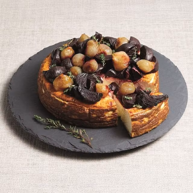 Artesa Black Slate Lazy Susan Cake Stand Turntable