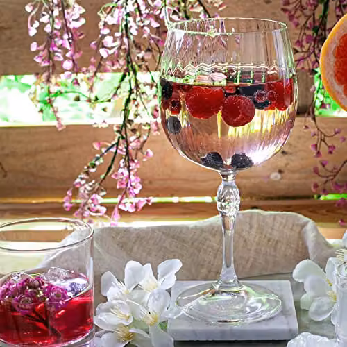 Bormioli Rocco America Gin and Tonic Cocktail Glasses, Transparent, Pack of 6, 745 ml – 2