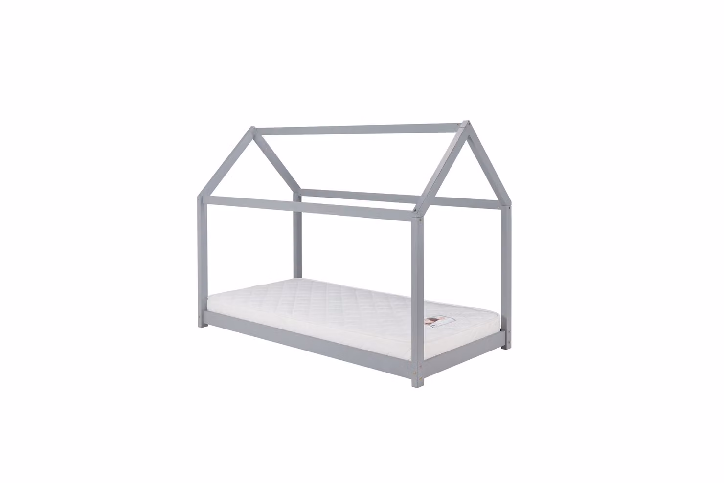 Birlea Grey Solid Wood House Bed for Children, W/D/H: 90 x 190 cm – 3