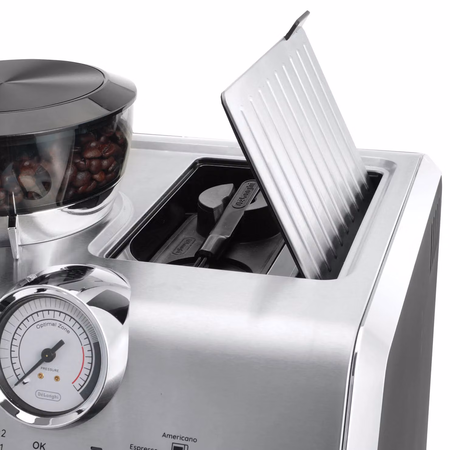 DeLonghi La Specialista Arte Bean to Cup Manual Coffee Machine in Silver – 4