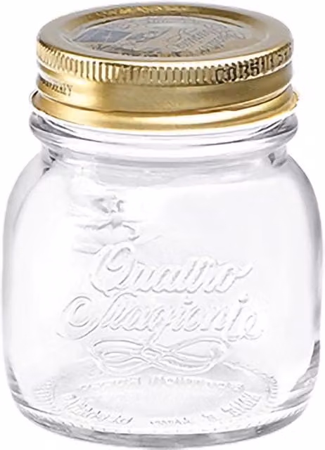 Bormioli Rocco Quattro Stagioni Glass Storage Jar, Transparent, 150 ml – 1