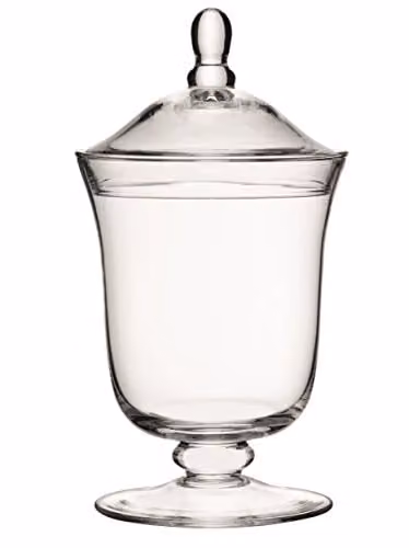 LSA International Serve Bonbon Jar, Transparent Glass, Height: 25 cm – 1