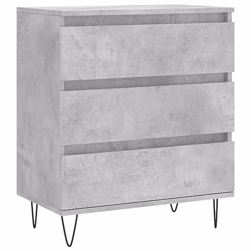 vidaXL Industrial Sideboard in Grey, W/D/H: 60 x 35 x 70 cm