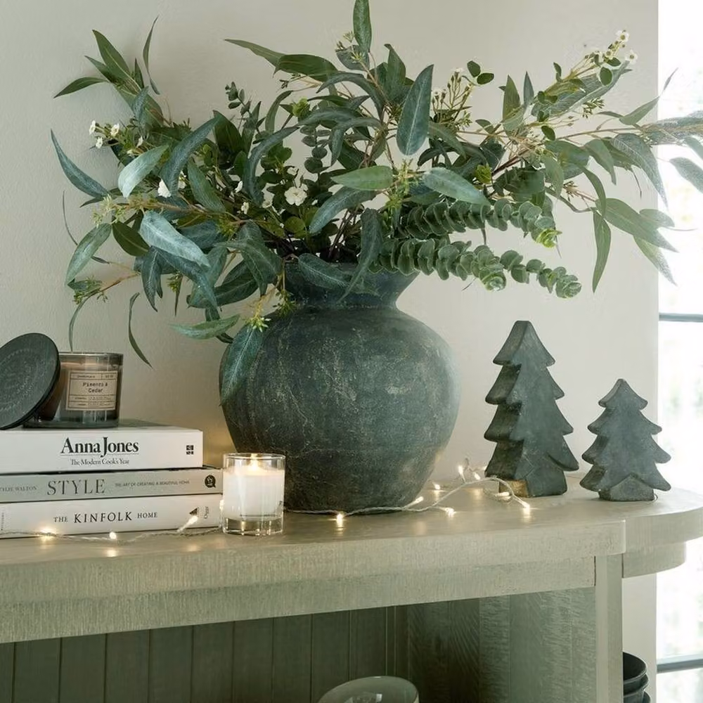 Lemon Pavilion Amalfi Small Ceramic Christmas Tree in Grey, W12 x D1 x H17 cm – 2