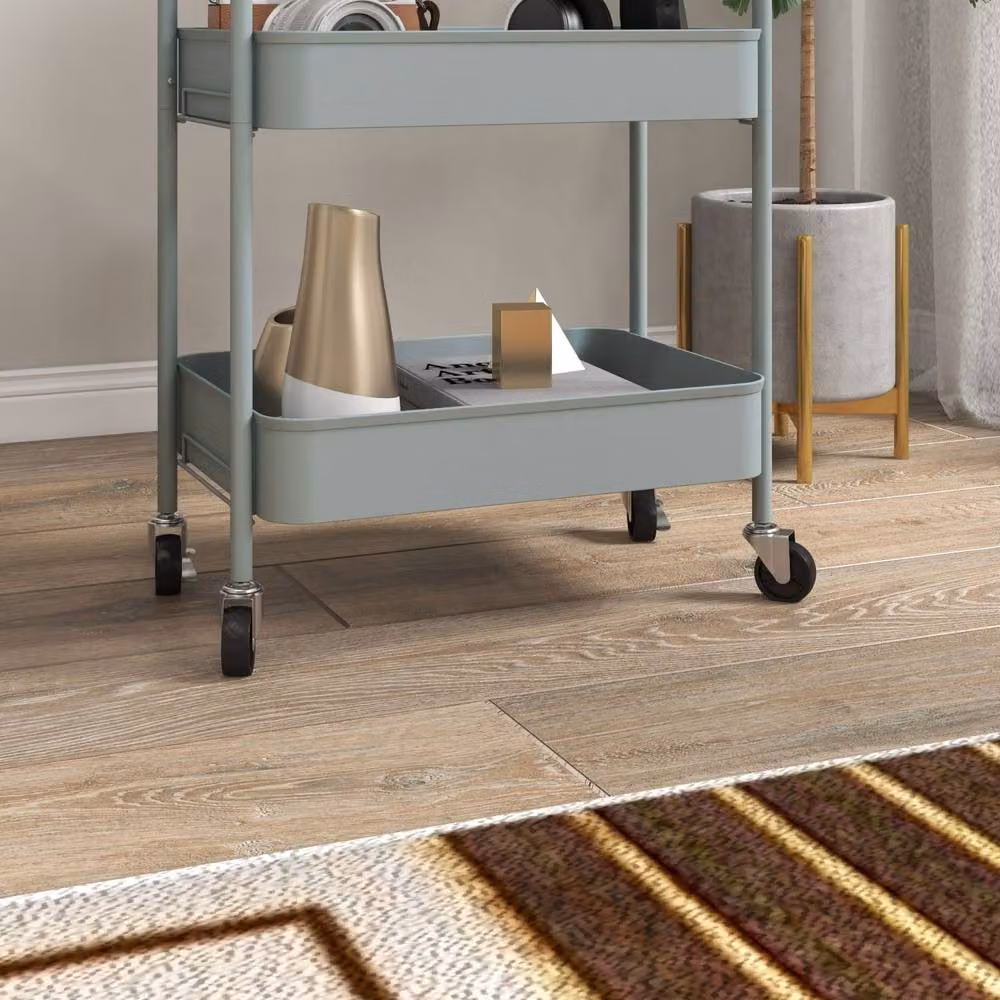 Wyld Haus Ravito Fari 3 Tier Blue Metal Storage Trolley W/D/H: 79.0 x 30.6 x 30.6 cm – 6