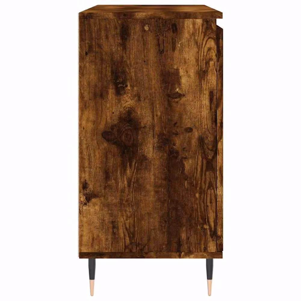 Berkfield Home Smoked Oak Sideboard in Brown, W/D/H: 104 x 35 x 70 cm – 4