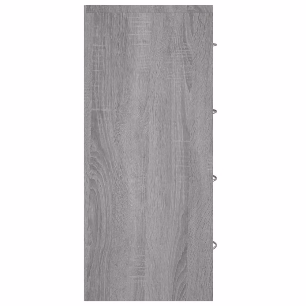 Berkfield Home Sideboard with 4 Drawers, Grey Sonoma, W: 60 cm, D: 30.5 cm, H: 71 cm – 2