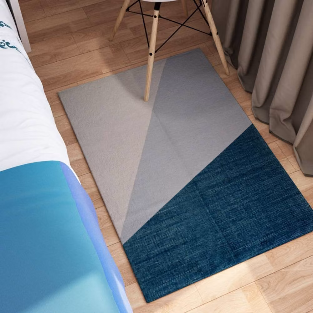 New Edge Blinds Oslo Printed Rectangular Rug, Multicolour, W: 90 cm, D: 60 cm – 4