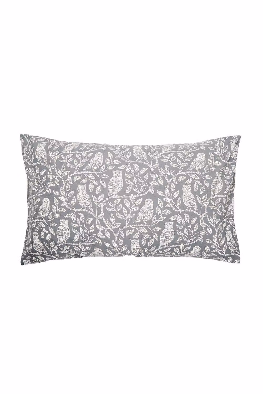Helena Springfield Owls Cotton Duvet Cover and Pillowcase Set in Silver, W/D/H: 200 x 200 cm – 2