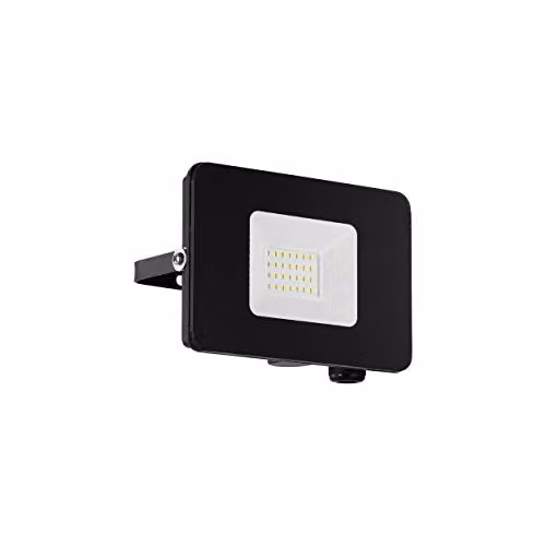 Loops IP65 Outdoor Wall Flood Light, Black, 20W Adjustable LED Garden Sconce – 1