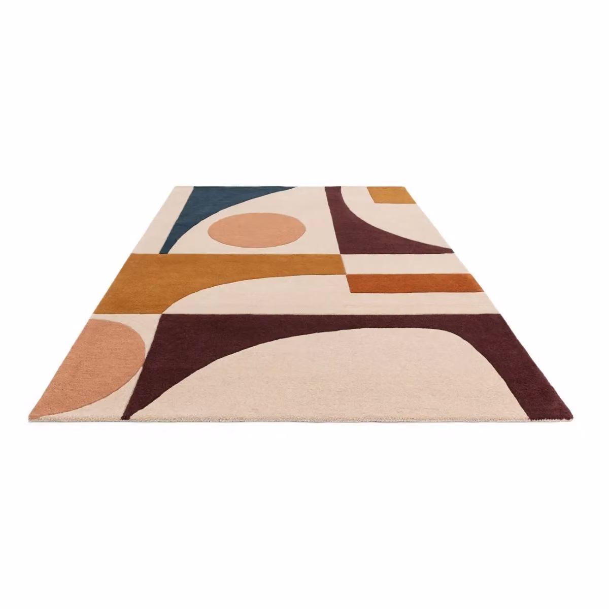 The Rug Shop UK Handmade Wool Modern Abstract Area Rug, Multicolour, W: 200 cm, D: 290 cm – 4