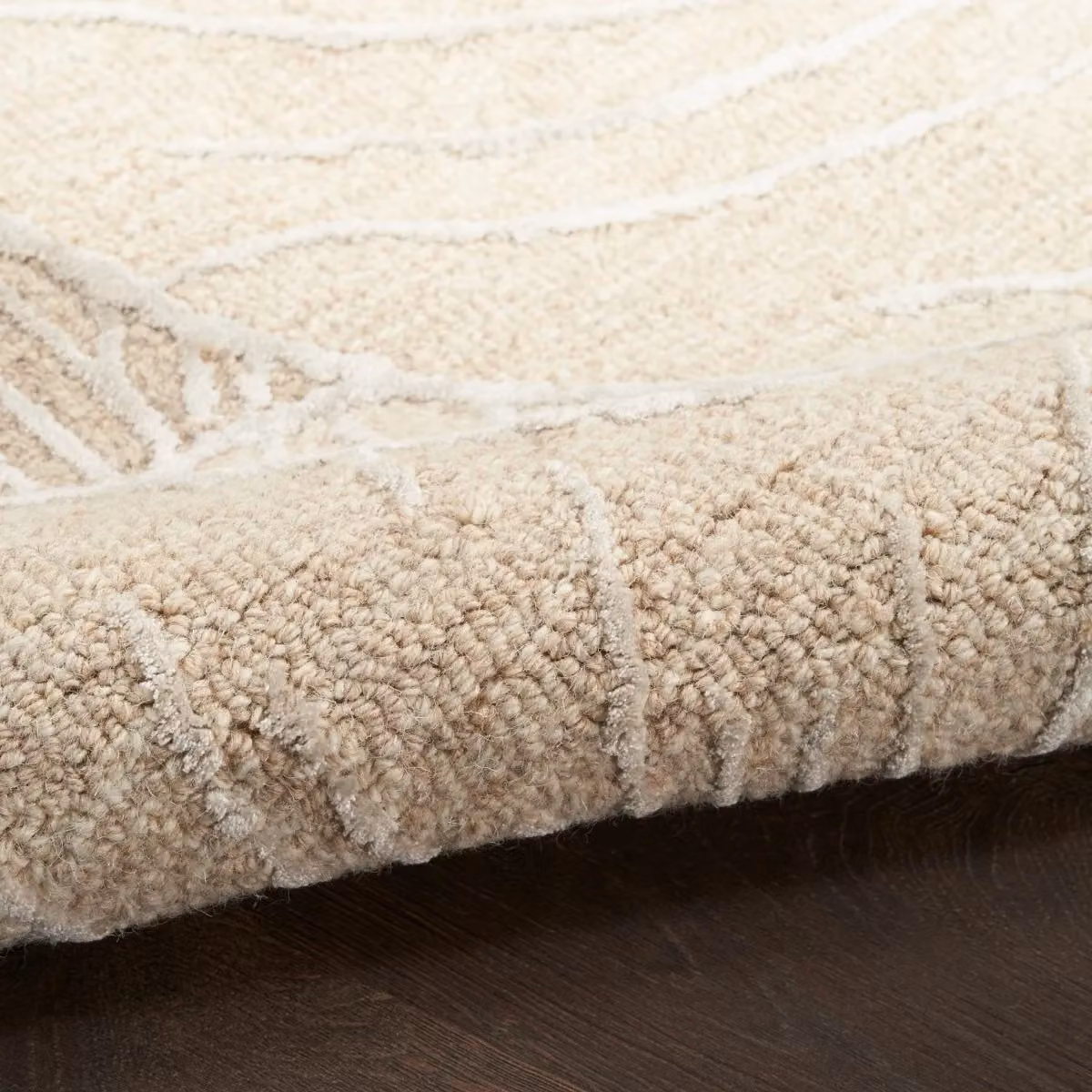 The Rug Shop UK Beige Modern Abstract Rectangular Rug, W: 160 cm, L: 220 cm – 2
