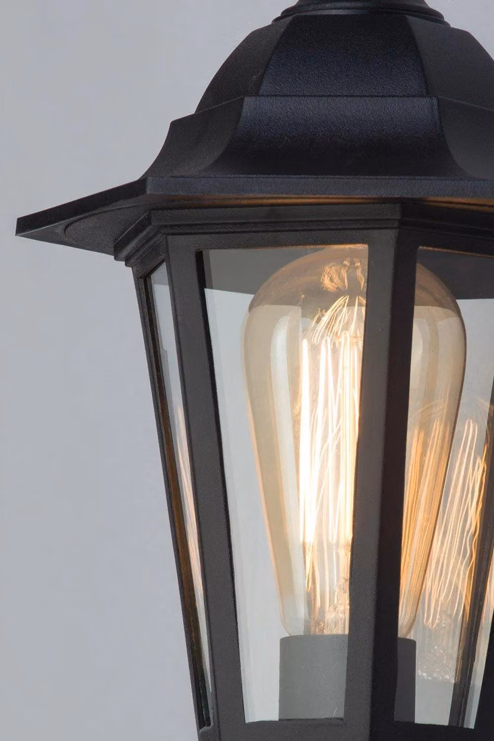 BHS Lighting Ferris Black Outdoor Wall Lantern with Motion Sensor and IP44 Rating – 2