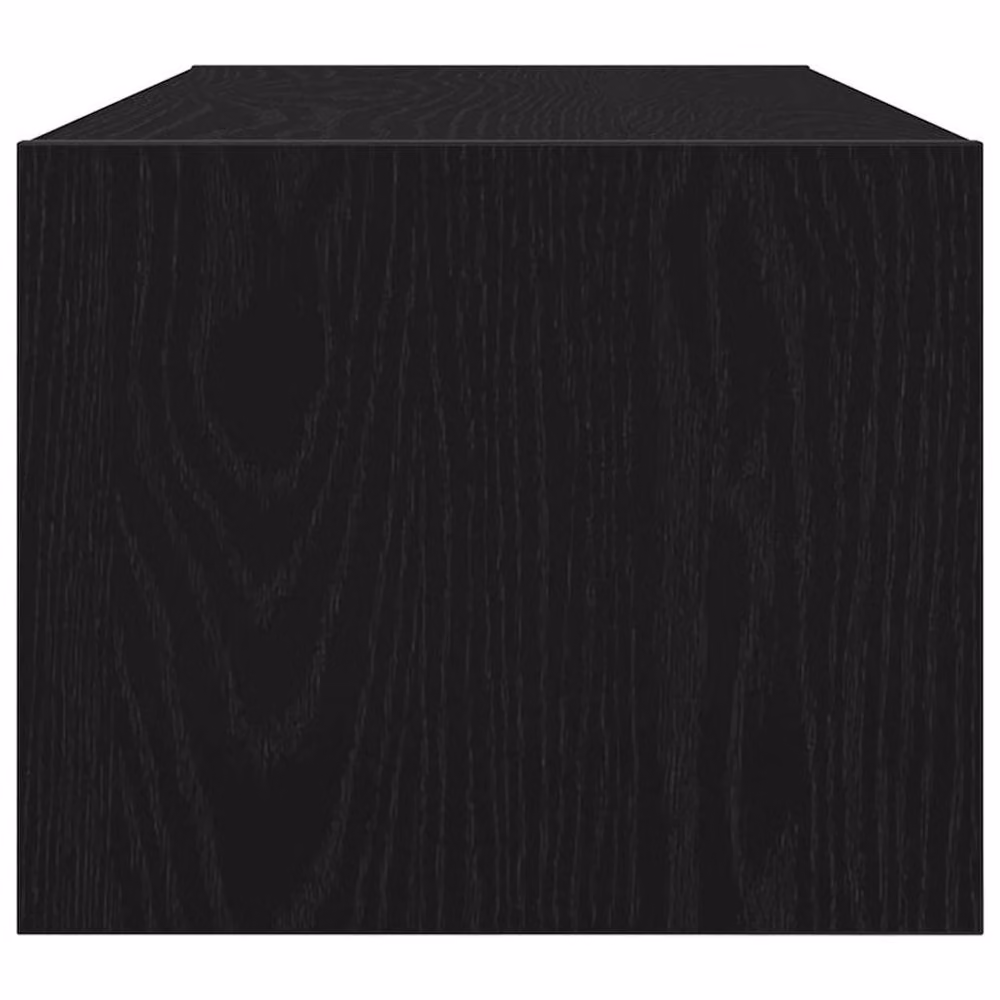 Berkfield Home Set of 2 Modern Black Oak TV Cabinets, W/D/H: 80 x 31 x 25.5 cm – 3