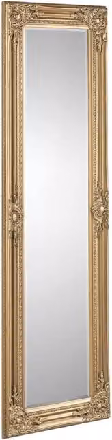 Cheshire Lumière Gold Full Length Rectangular Dress Mirror