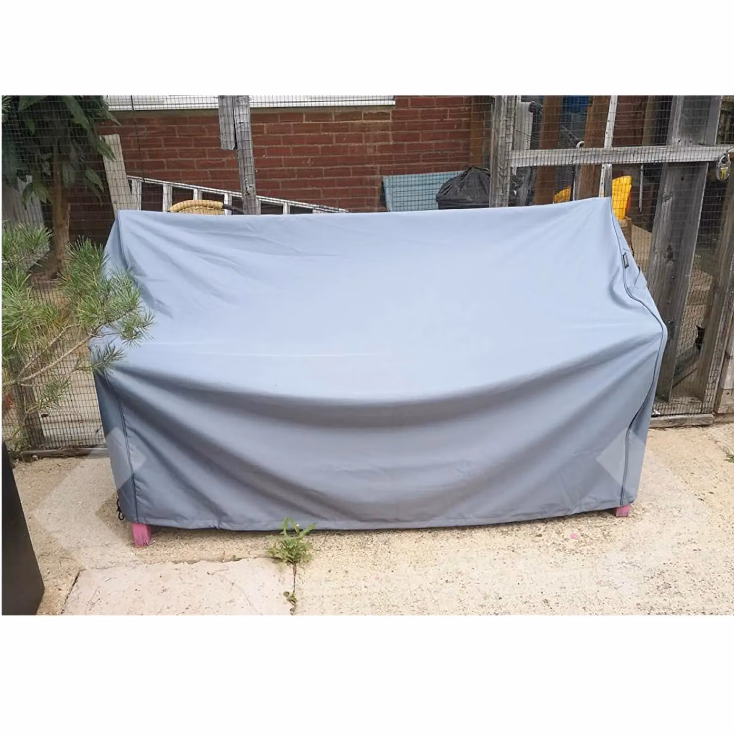 Gr8 Garden Waterproof 3 Seater Bench Seat Cover Protector in Grey – 3
