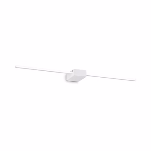 Netlighting Theo 2 Light Integrated LED Wall Lamp in White, 900Lm, 3000K Warm White