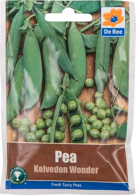 De Ree Kelvedon Wonder Green Pea Vegetable Seeds