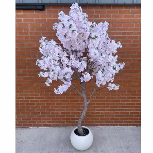 Leaf Design UK XL Artificial Green Tree in Decorative Planter, Height: 160 cm – 4