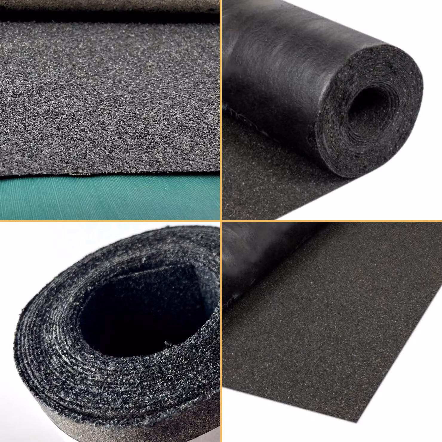 Novecrafto Heavy-Duty Mineral Shed Roofing Felt, Standard Grade, Black, W: 1 m, L: 5 m – 8