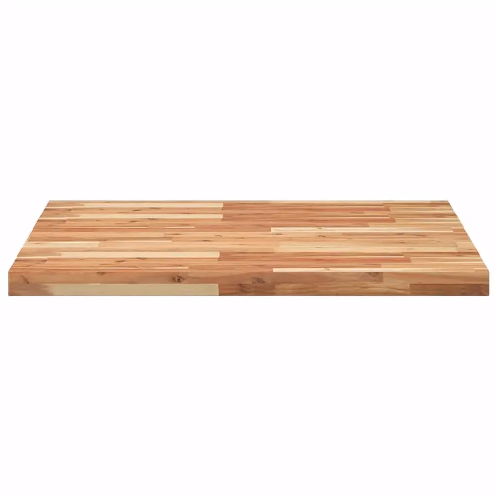 Berkfield Home Square Acacia Wood Table Top, Brown, W/D/H: 80 x 80 x 4 cm – 2