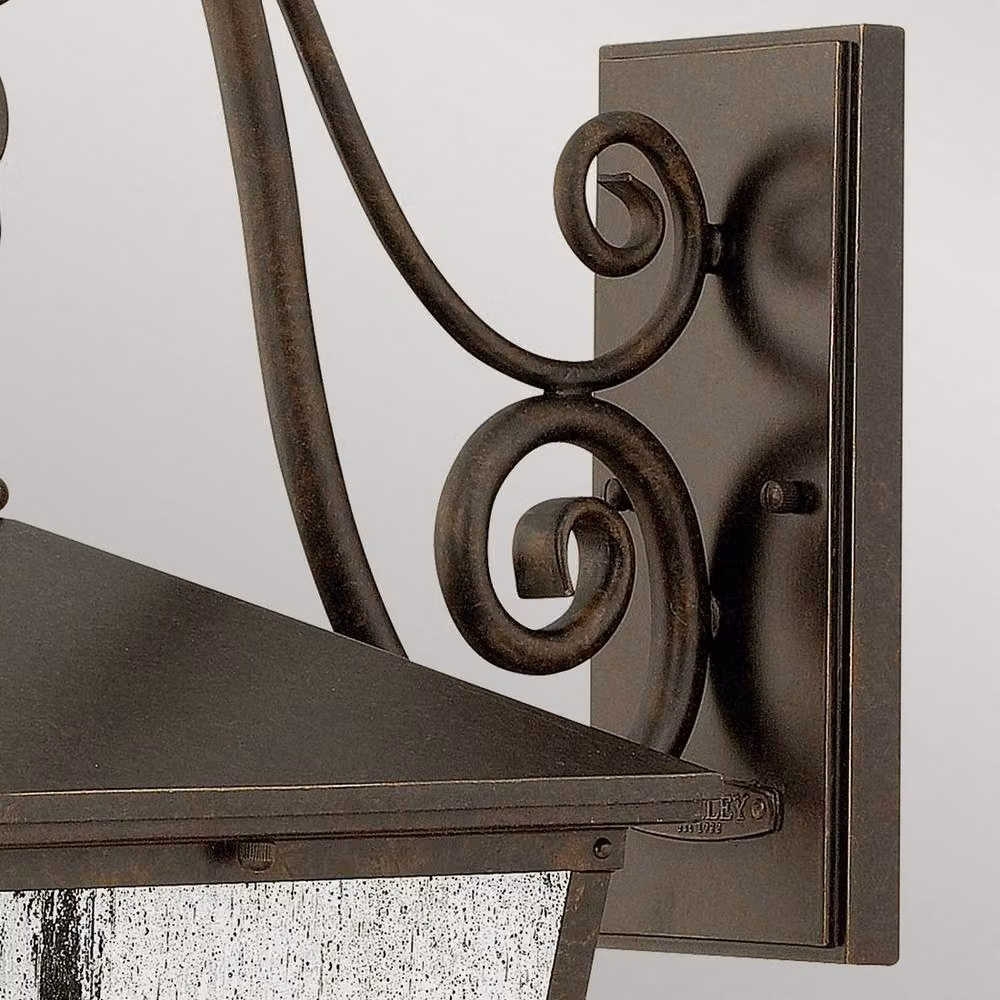 Netlighting Trellis Large Regency Outdoor Wall Lantern in Bronze and Brown, IP44, 4x E14 – 4