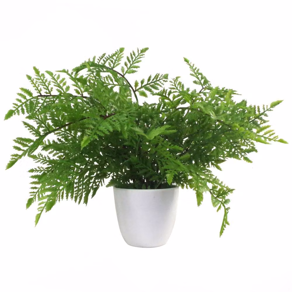 Leaf Design UK Pack of 3 Green Artificial Potted House Plants, Height: 30 cm – 3