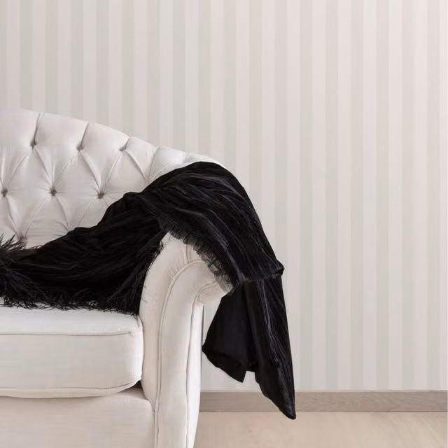 Grandeco Sarafina Striped Abstract Wallpaper in Beige
