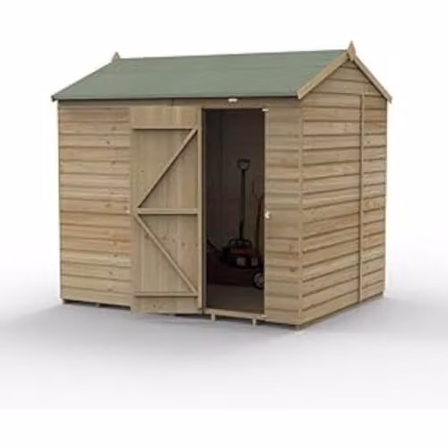 Forest Garden Wooden Gable Shed in Brown or Green – 1