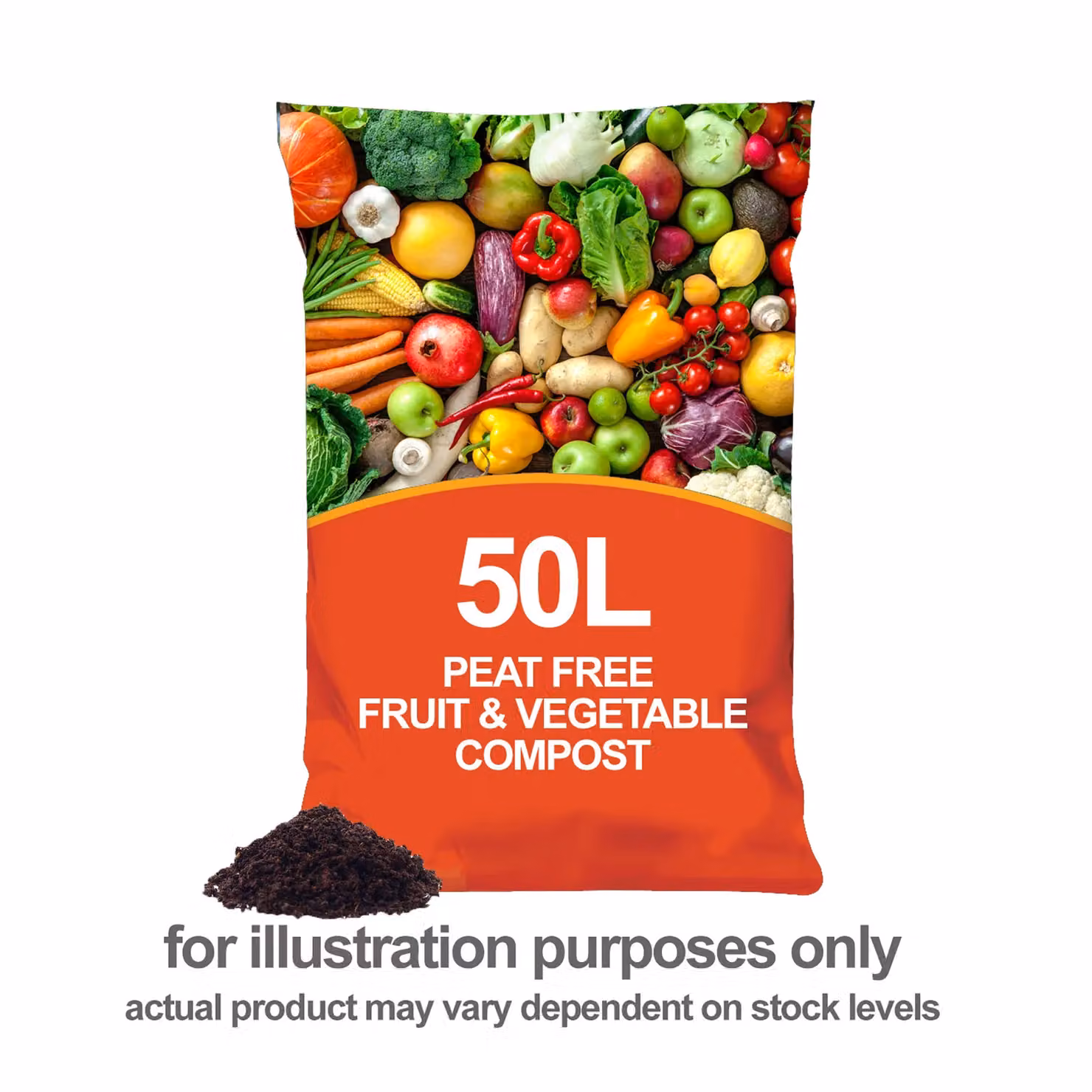 Simpa Peat Free Nutrient Rich Fruit and Vegetable Compost, 50L – 2