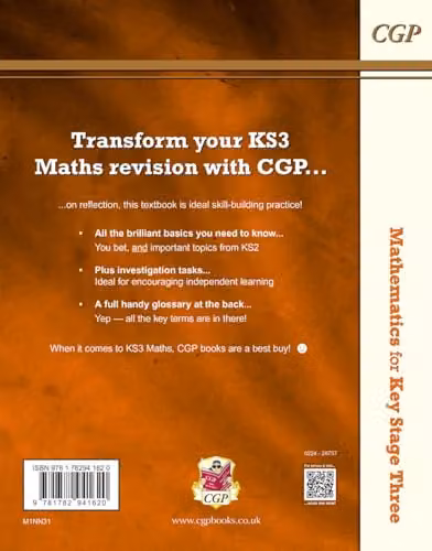 CGP KS3 Maths Textbook 1 for Years 7, 8 and 9 – 2