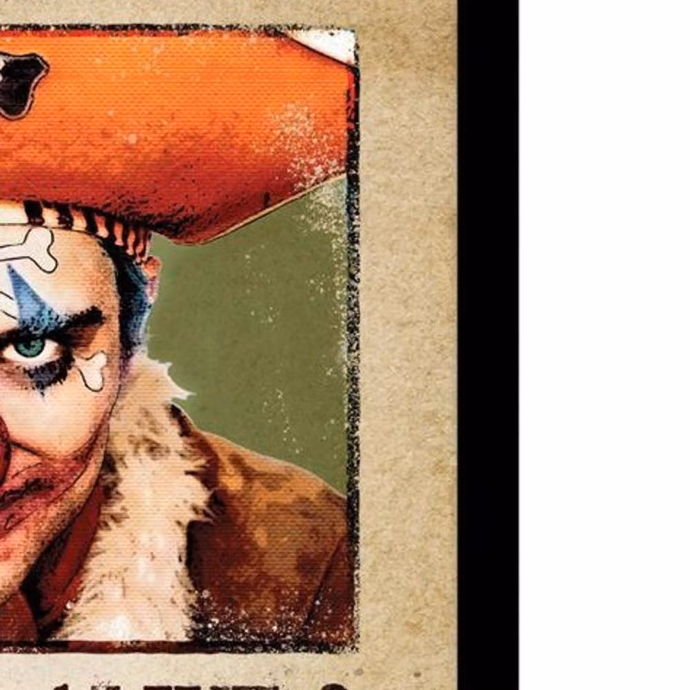 Netflix Buggy The Clown Wanted Poster Multicolour Framed Paper Poster – 2