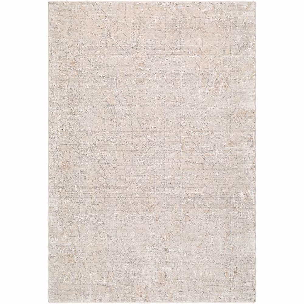 Livabliss Nathan Geometric Graphic Fringe Living and Dining Rug in Grey, Beige and Brown, W: 150 cm, L: 220 cm – 2
