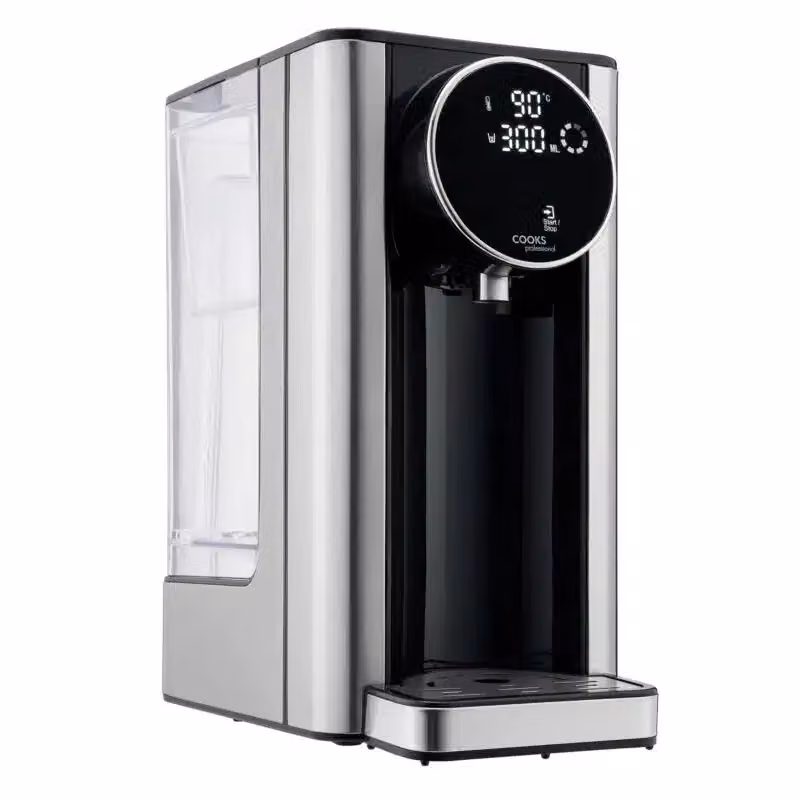 Cooks Professional Digital Hot Water Dispenser Instant Boiler Kettle 2500W 2.7L in Silver – 2