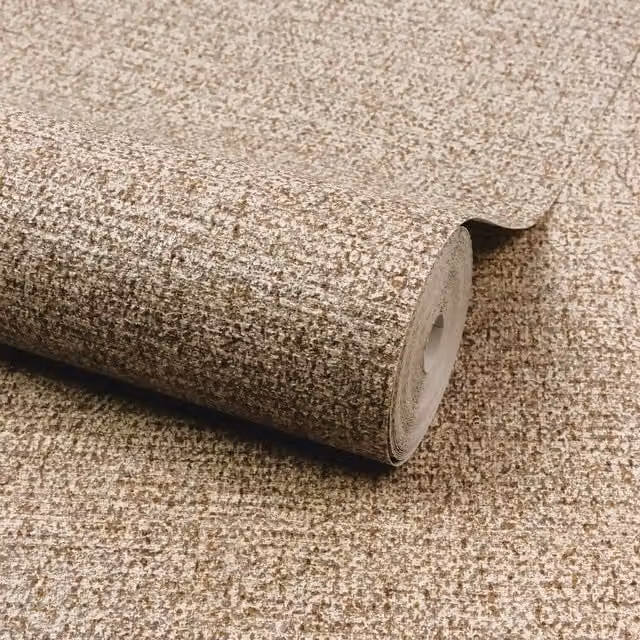 Grandeco Mysore Taupe Classic Plain Textile Roll