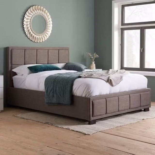 Birlea Hannover Upholstered Bed in Grey