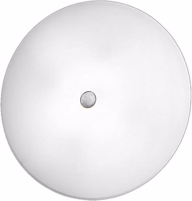 Netlighting Centro Designer Glass Flush Ceiling Light in Grey with Matt Nickel Finish, 3x E27 – 1