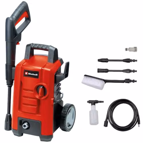 Einhell Pressure Washer 1500W 130 Bar in Red and Black