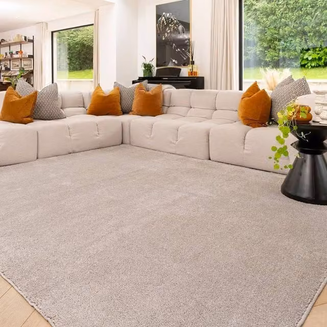 Kukoon Machine Washable Shaggy Rug in Silver Grey, W: 80 cm, L: 150 cm – 1