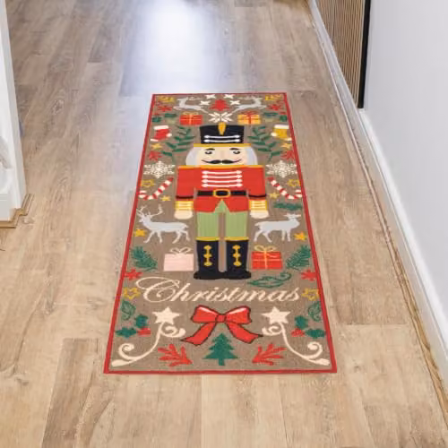 JVL Premium Scandinavian Christmas Washable Non-Slip Runner, W: 50 cm, L: 150 cm – 2