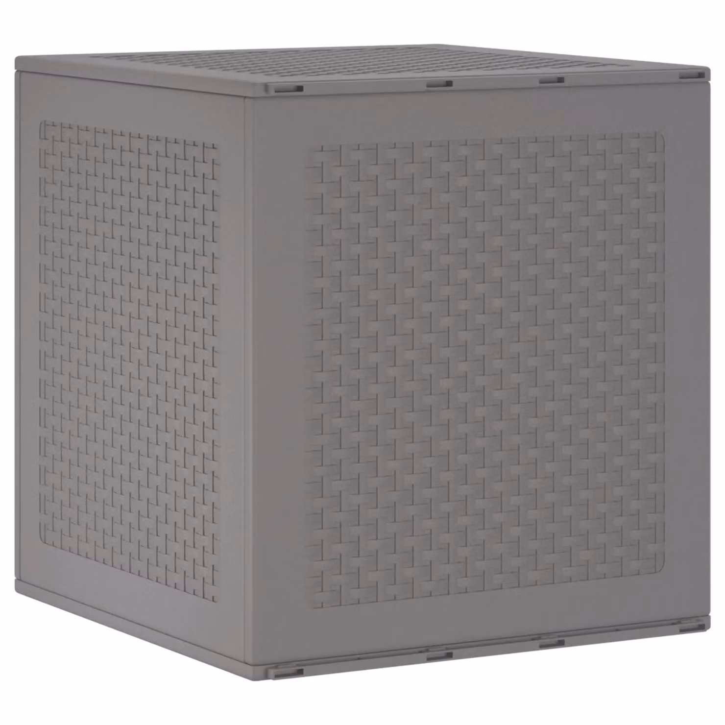 Berkfield Home Garden Storage Box in Light Grey, W/D/H: 55 x 53 x 57 cm – 2