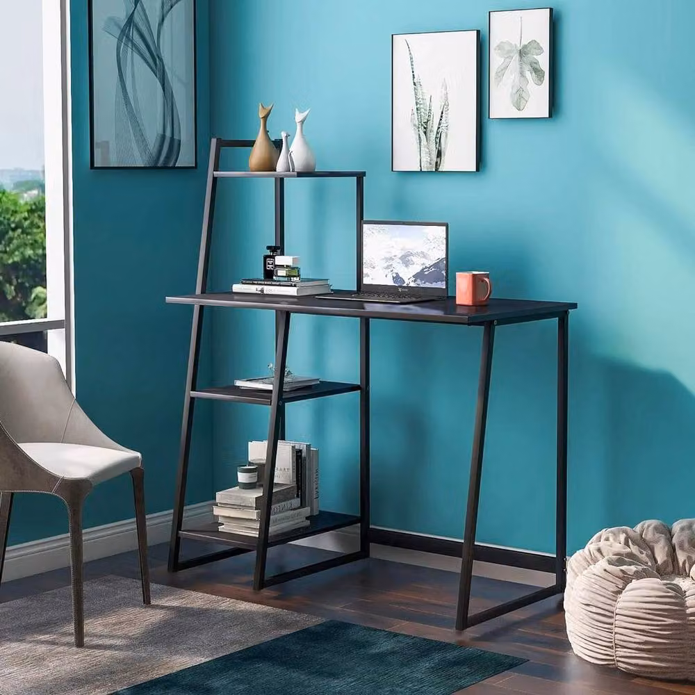 FORGEVIO Black Computer Desk for Home Office and Study – 3