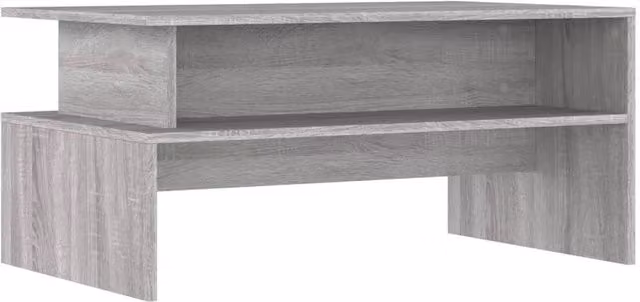 Berkfield Home Grey Sonoma Coffee Table, W: 90 cm, D: 55 cm, H: 42.5 cm