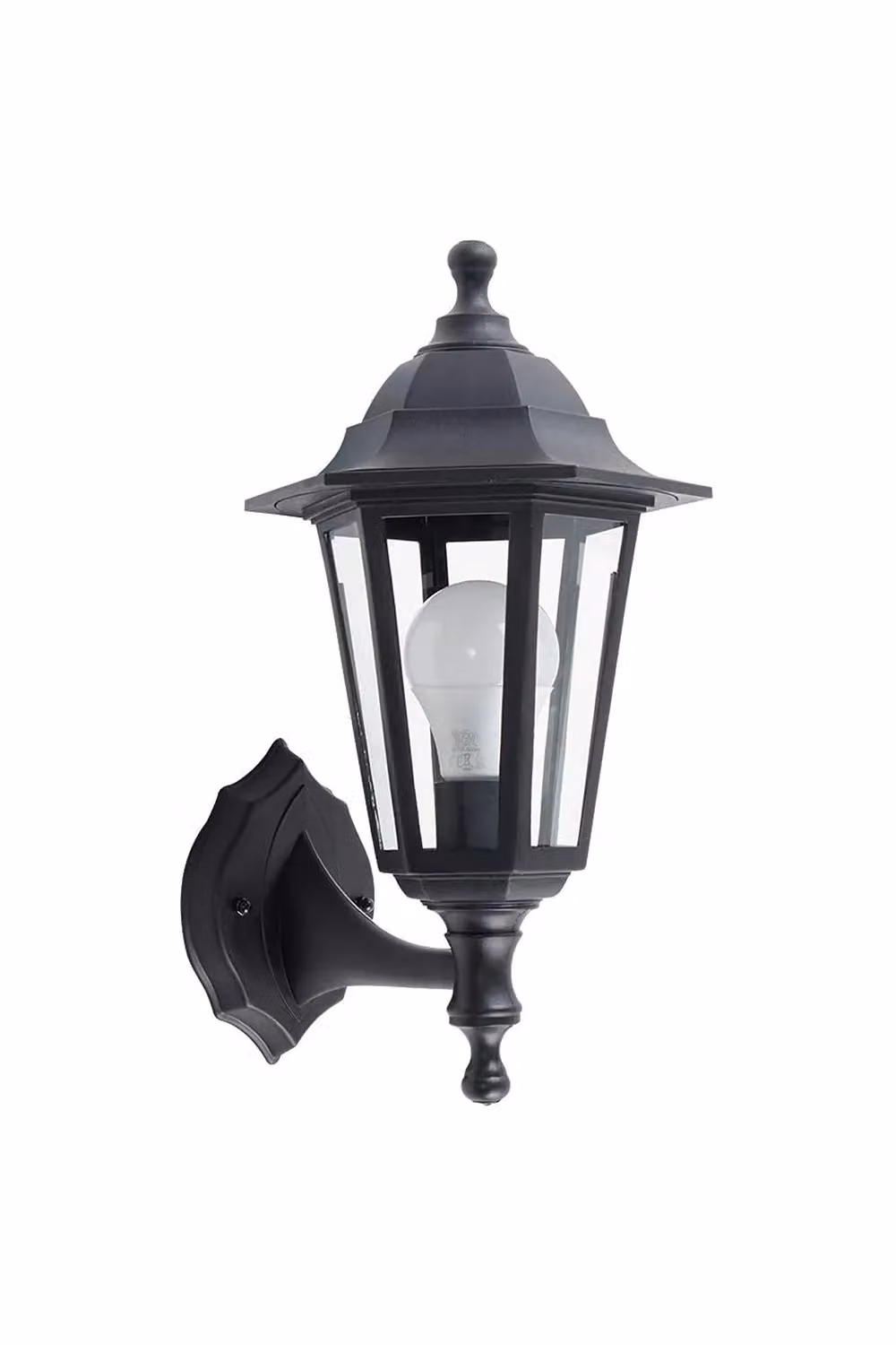 CGC Lighting Yasmin Black Traditional Outdoor Lantern Style Wall Light – 2