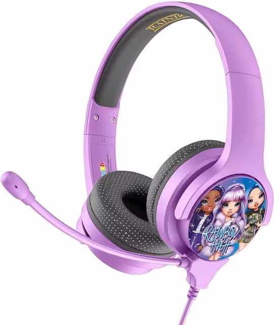 Rainbow High Interactive Wired Headphones with 3.5 mm Jack - Purple