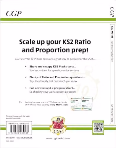 CGP KS2 Maths SAT Buster 10-Minute Tests Ratio and Proportion for 2027 Exams
