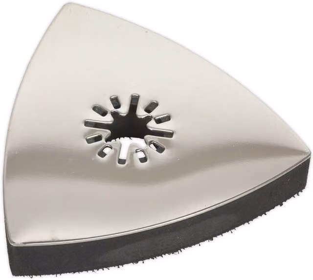 Loops 88mm Multi-Tool Triangular Hook and Loop Backing Pad in Multicolour