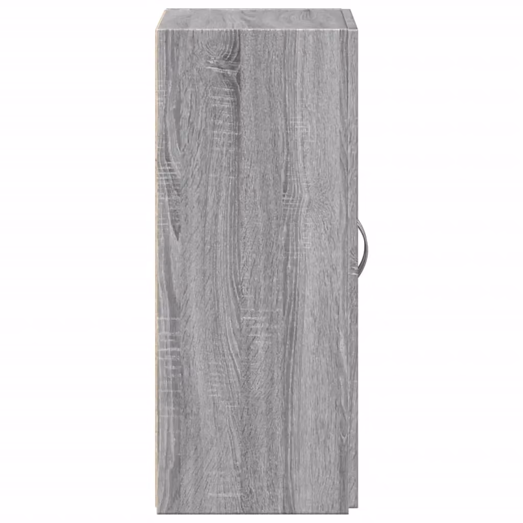Berkfield Home Grey Freestanding File Cabinet with Hinged Doors and Internal Shelves, W/D/H: 60 x 32 x 77.5 cm – 2
